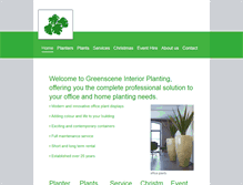 Tablet Screenshot of greensceneplants.co.uk